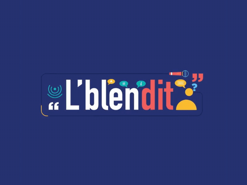 L'blend - L'blendit 2d adobe after effects after effects animation coworking coworking space creative creative logo creative logos negative space design logo minimal motion motion design motion graphics