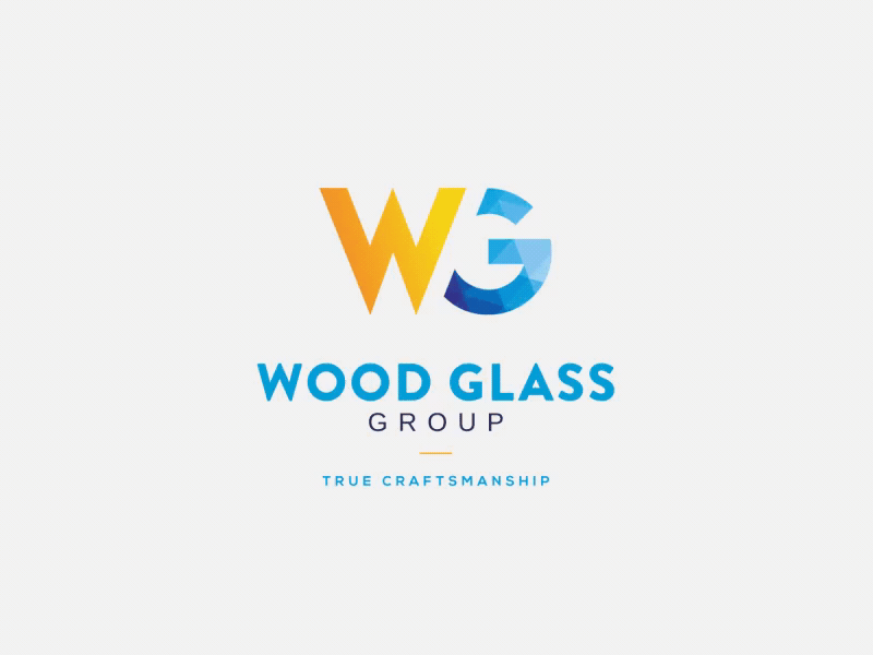 Wood Glass Group - Logo Animation 2d after effects animated logo animation brand animation craft craftmanship glass instalation intro logo animation logo reveal loop morphing motion transition wood