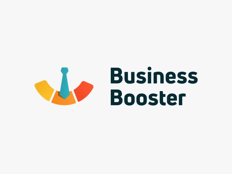 Business Booster - Logo Animation 2d after effects animation boost brand identity branding business fast flat flatdesign icon iconography identity logo logo animation meter minimal motion motion design motion graphics