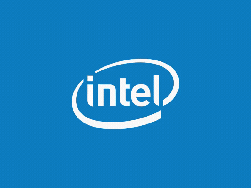 Intel - Logo Animation 2d after effects animation branding company cpu electronic famous intel intel logo animation logo logo animation logo design minimal motion motion design motion graphics smooth tech