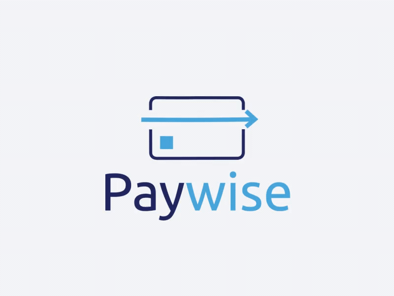 Paywise | Logo Animation 2d animation card dabit card design ecommerce electronic invoice logo logo animation minimal money morphing motion motion design payment paypal transition wallet