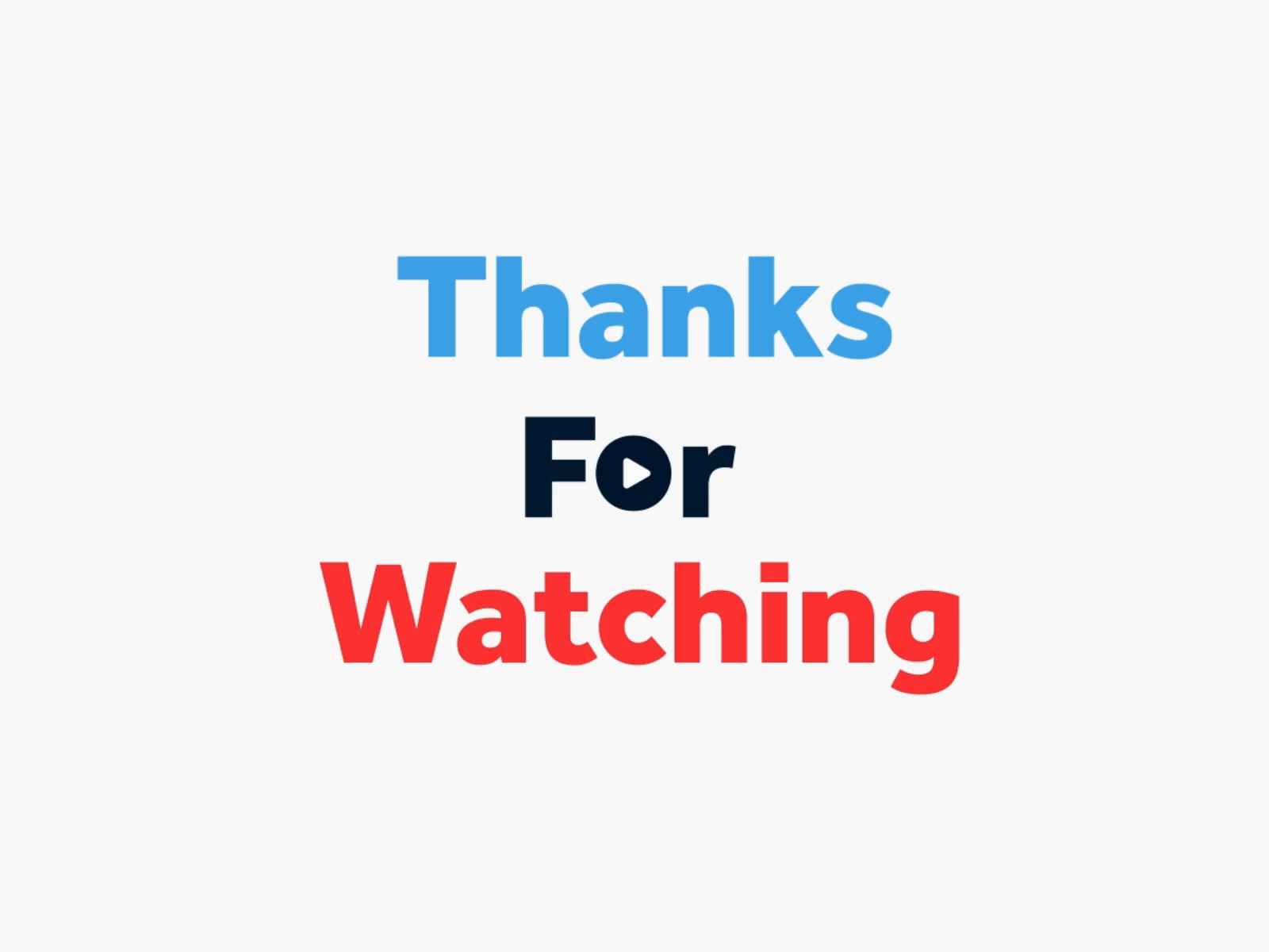 Thank You For Watching Behance Footer By Hamza Ouaziz For Fellas On Dribbble