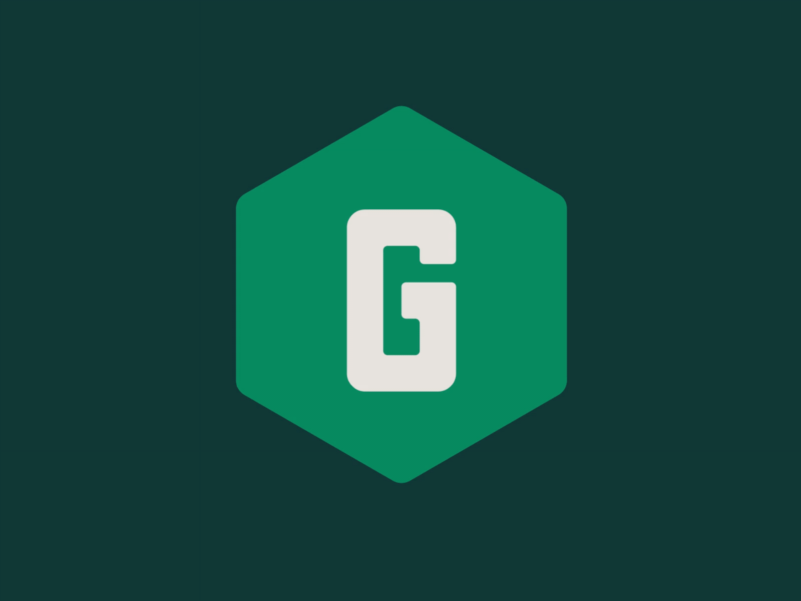 GREN | Logo Animation 2d after effects animated logo animation branding green hexagon logo logo animation minimal motion motion design plant tech transition