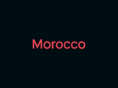 Morocco, land of diversity 2d after effects arabic diversity english french minimal morocco morphing motion transition typography