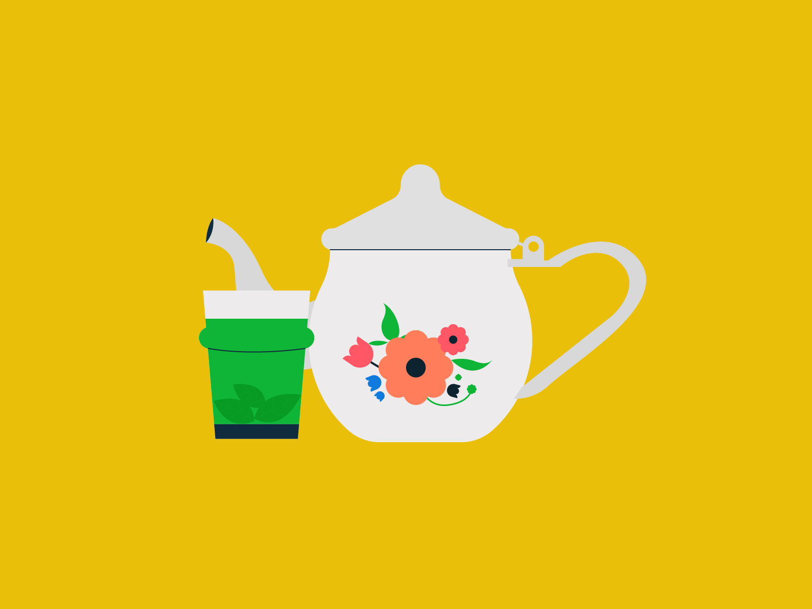 Moroccan Tea Pot by Hamza Ouaziz on Dribbble