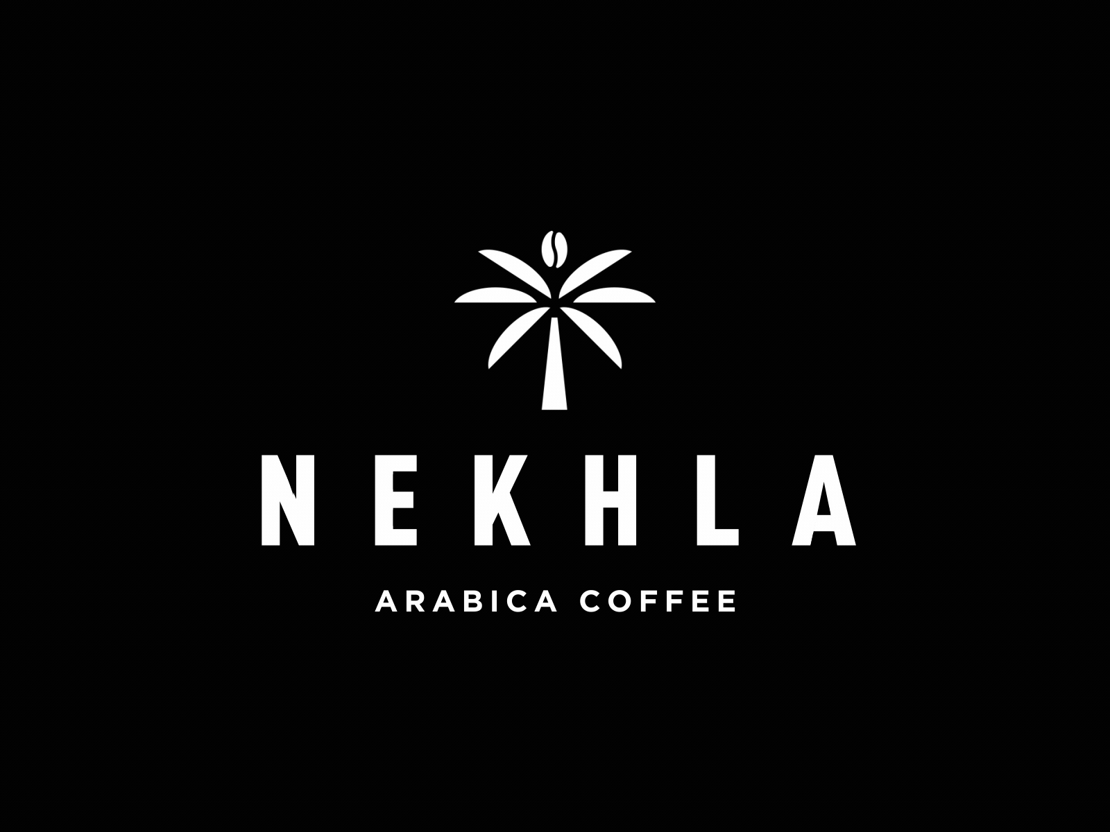 Nekhla - Logo Animation 2d after effects animated logos animation branding animation coffee bean logo logo animations minimal motion motion design motion graphics palm tree