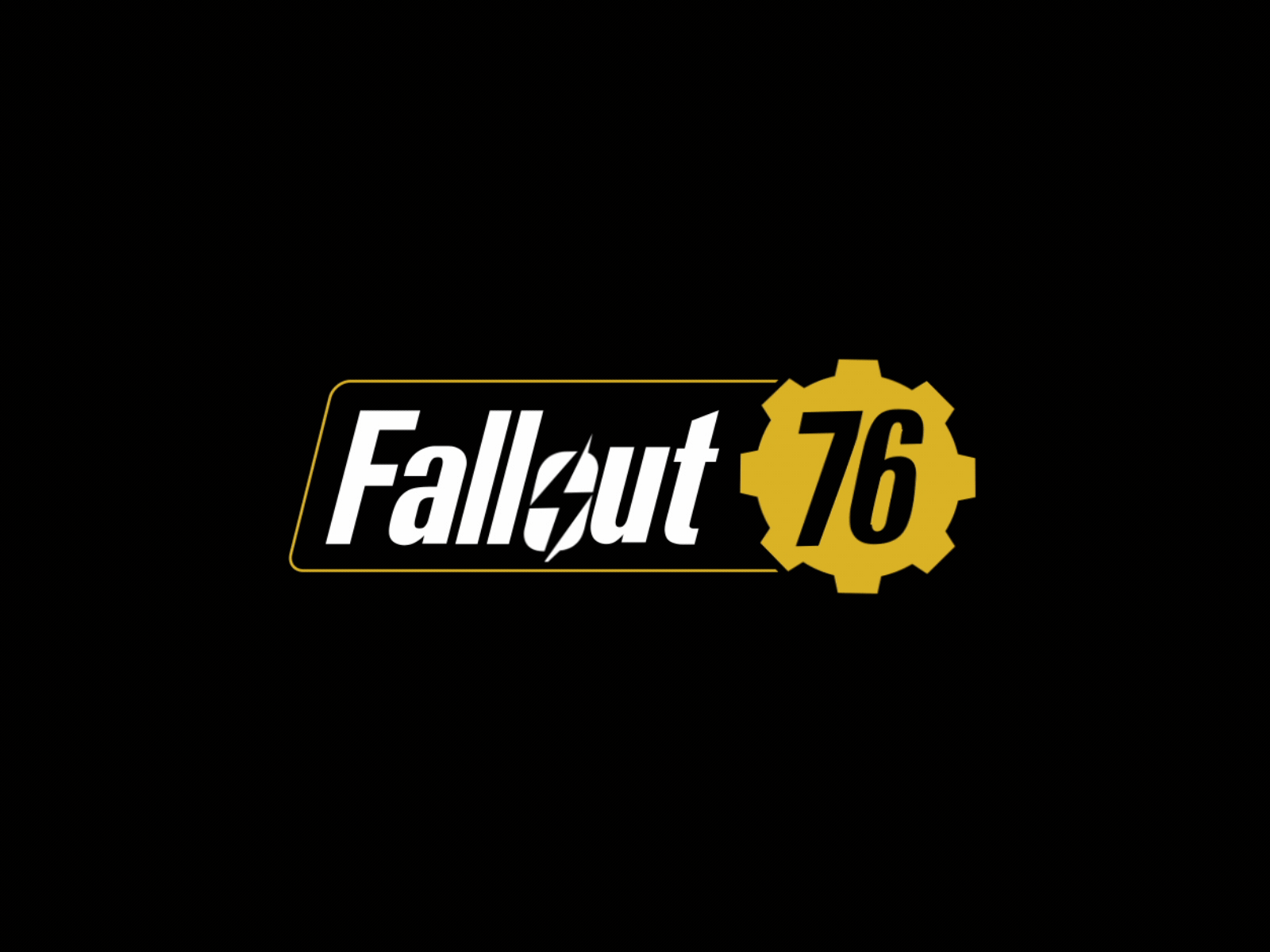 Fallout 76 - Logo Animation 2d after effects animated logo animation cog fallout fallout76 gear logo logo animation minimal motion motion design motion graphics title animation video game video game title