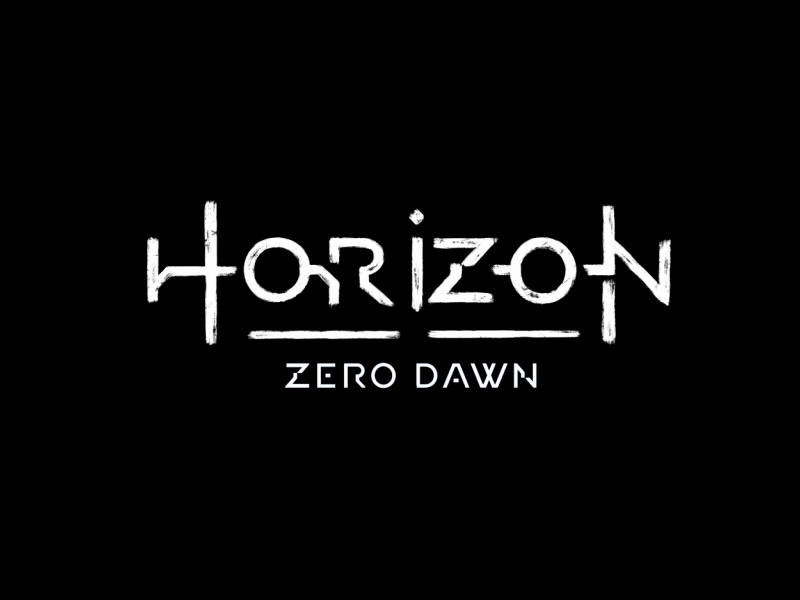 Horizon Zero Dawn - Title Logo Animation 2d after effects animated logo animation gaming horizon zero dawn logo logo animation minimal motion motion design motion graphics title animation video game