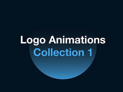 Logo Animations - Collection 1 2d after effects animated intro animated logo animation behance project logo animation logo animation collection logo collection minimal motion motion design motion graphics portfolio