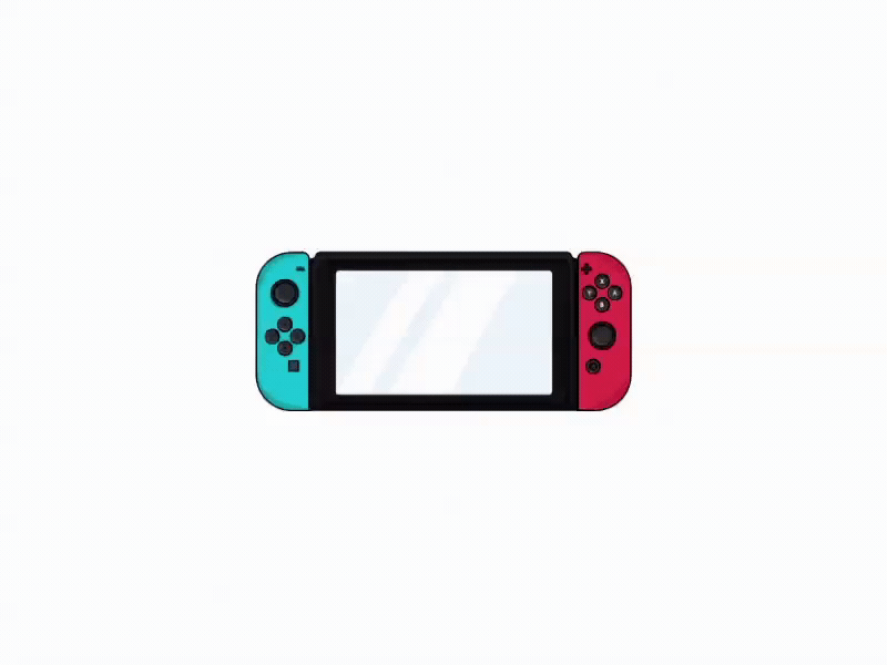 Nintendo Switch Animation after animation console effects game illustration morphing motion nintendo slick switch transition