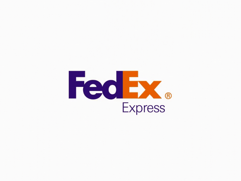 Fedex Logo Animation 2d after effects animation famous logo animation fedex gif logo logo animation motion motion design motion graphics