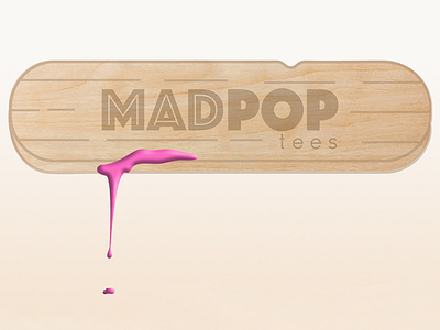 Mad Pop Tees brand branding logo pop pop culture popsicle tees
