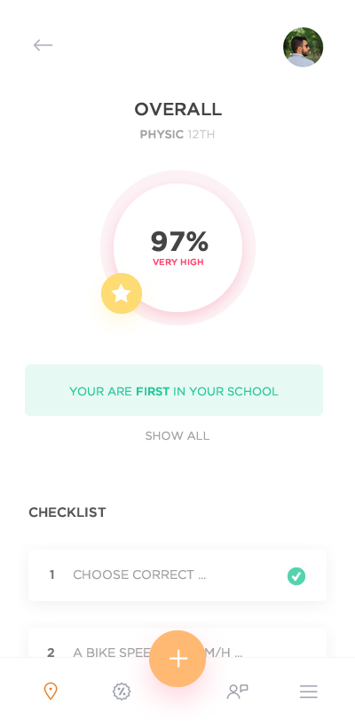 Exam Application by farhadina on Dribbble