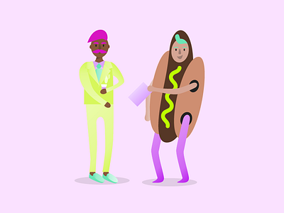 Networking with a Hotdog