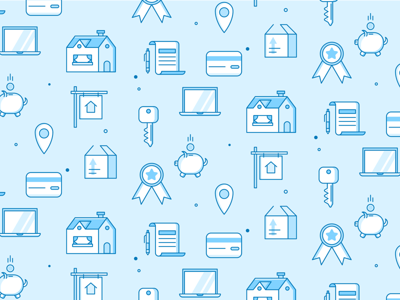 Mortgage icon pattern pattern marketing line icons home loan home lending save moving icon set icon pattern