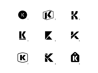 Letter K Logomark Concepts