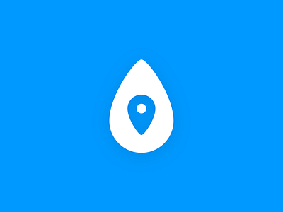 dropdrop app drop geofence icon location logo rain