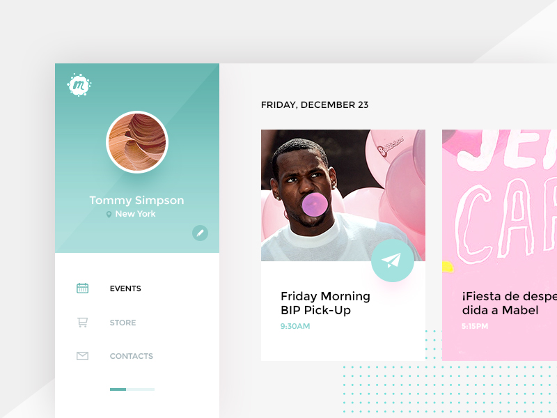 Meetup App by Gumpino on Dribbble
