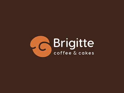 Brigitte bakery brand identity branding cafe cinnabon coffee coffee house design illustration logo mark vector