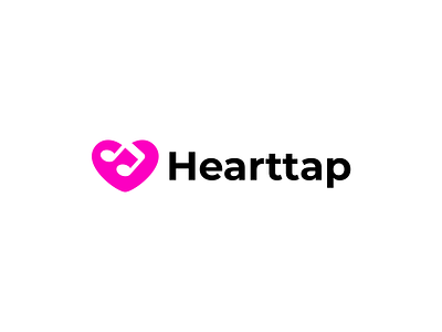 Music App / Hearttap brand brand identity branding identity logo logo design logo designer logo mark logodesign logos logotype love mark minimalist logo modern logo music symbol typography visual identity