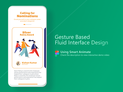 Fluid Micro Interaction app design figma fluid designs fluid ui graphic design interaction kapwing motion design motion graphics smartanimate ui
