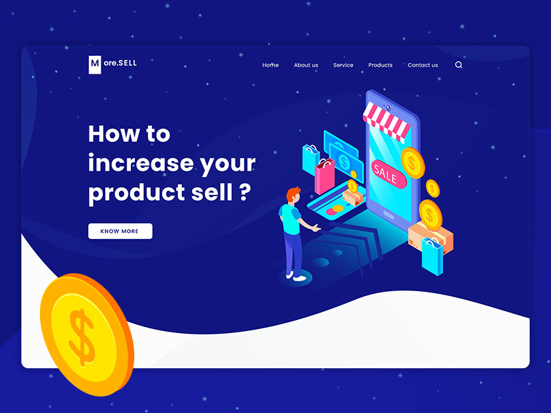 how to increase your product sell blue cartoon dollar ecommerce illustration increase product sell yellow