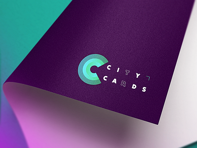 CITY CARDS graphic design logo tirana