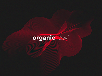 organicflow experimenting graphic design logo