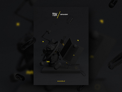 TOK / Digital Agency 3d design graphic design poster