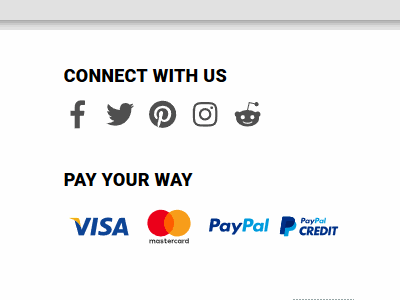 Accepted Payment Icons - Shoolu.com