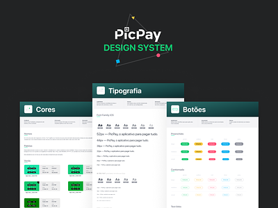PicPay - Design system and principles app button colors design designsystem ds fintech typography ui