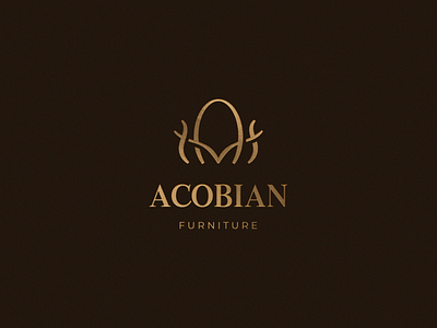 Logo for furniture brand store Acobian