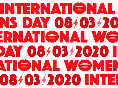 International Women's day 8th march empowerment girlpower lips mortani typography women womens march womens rights womensday