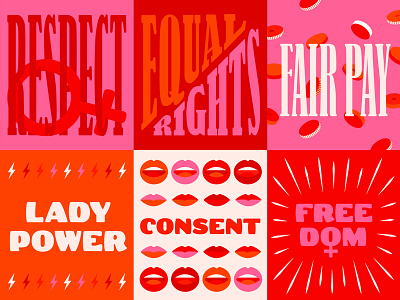 International Women's Day balance for better equal rights equality fair pay feminist girlpower illustration international womens day internationalwomensday inwd lettering march 8 women