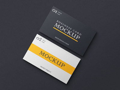 Free Dark Business Card Mockup PSD branding business card mockup free mockup freebies mockup mockup design mockup psd product design psd mockup