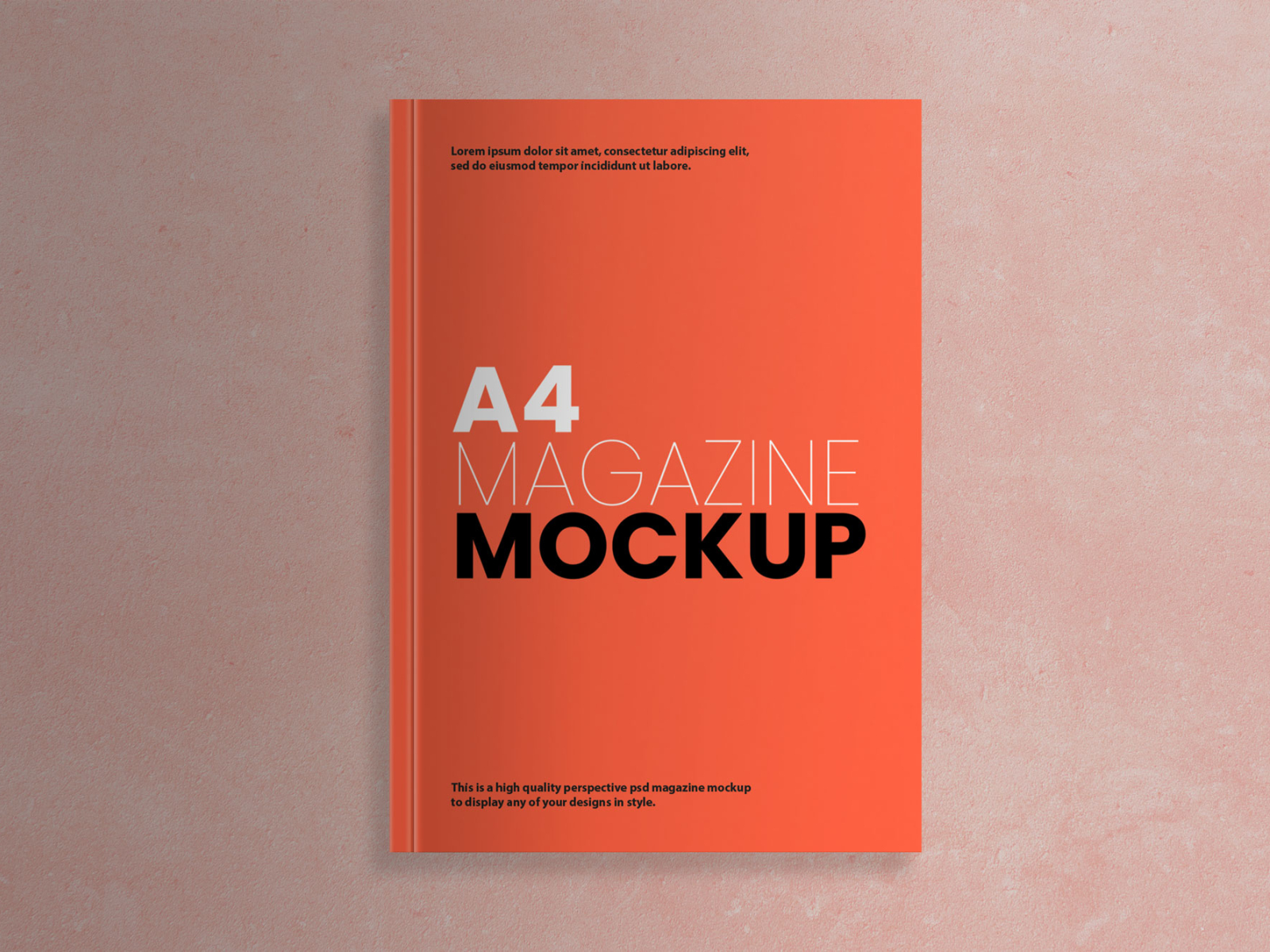 Free A4 Magazine Mockup PSD By MockupTree On Dribbble