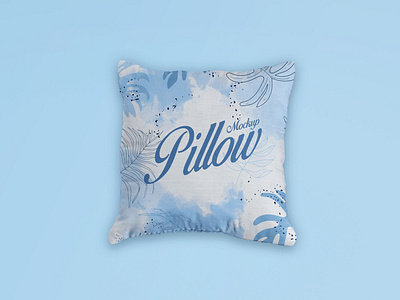 Free Square Pillow Mockup PSD