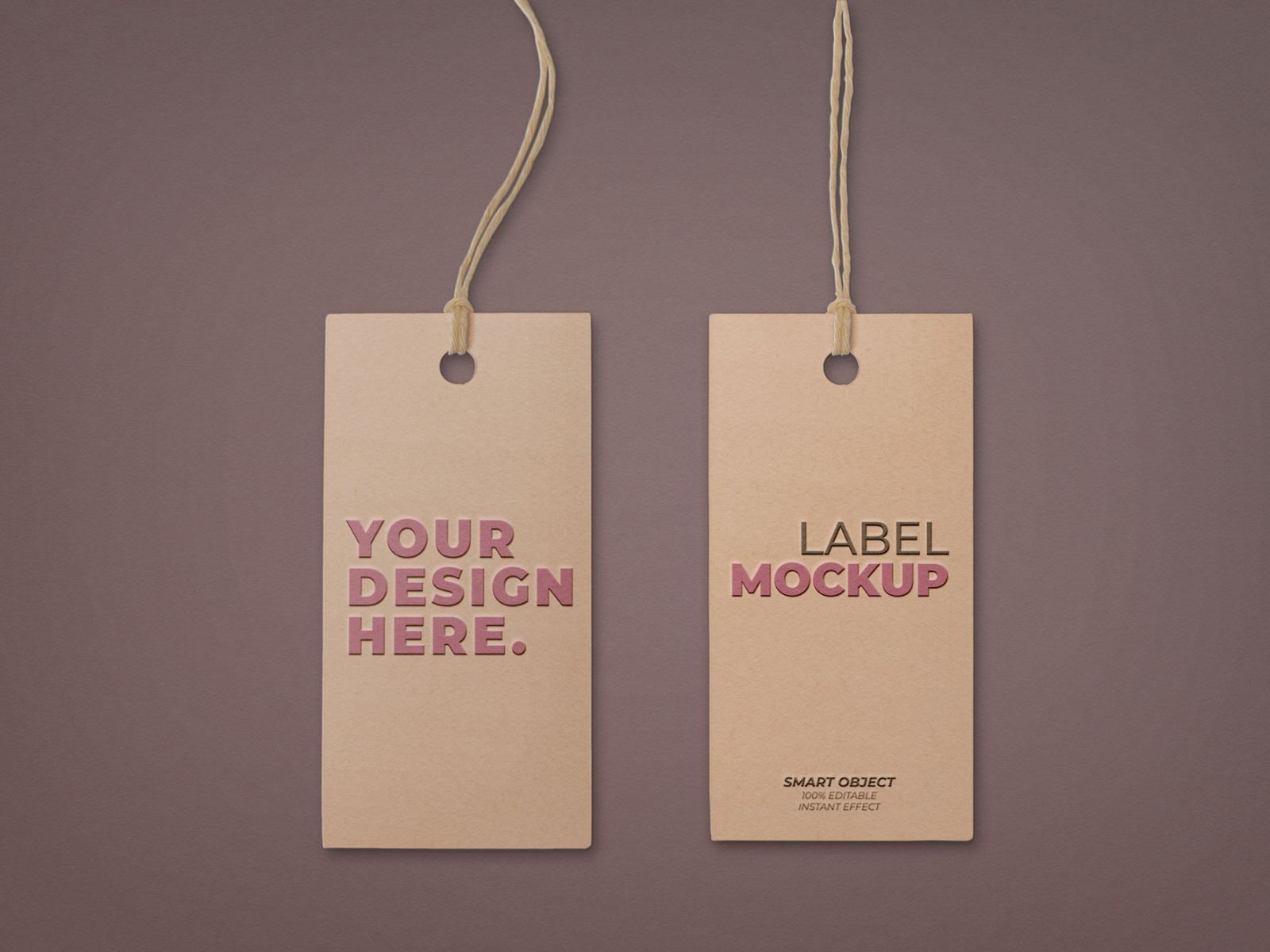 Free Label Tag Mockup PSD By MockupTree On Dribbble