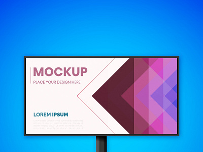 Free Outdoor Billboard Mockup PSD