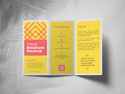 Free Trifold Brochure Mockup PSD brochure mockup free mockup freebies mockup mockup design mockup psd product design psd mockup