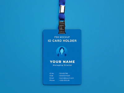Free ID Card Mockup PSD free mockup freebies id card id card mockup mockup mockup design mockup psd psd mockup