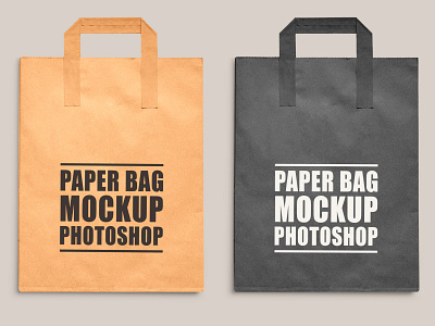 Free Paper Bag Mockup PSD