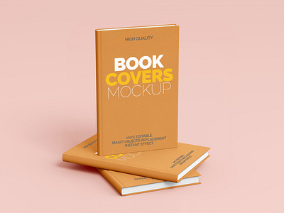 Free Book Cover Mockup PSD