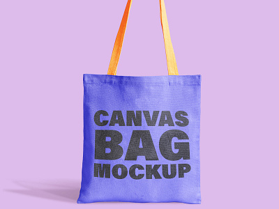 Free Canvas Tote Bag Mockup PSD