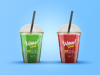 Free Smoothie Cup Mockup PSD