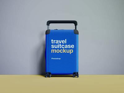 Free Suitcase Mockup PSD