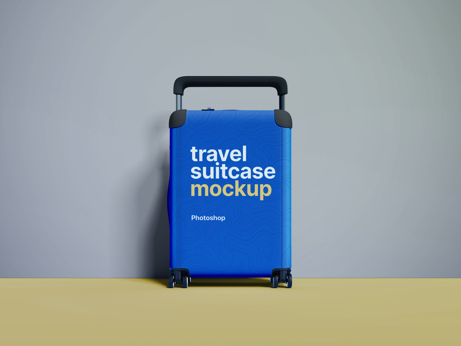 Free Suitcase Mockup PSD by MockupTree on Dribbble