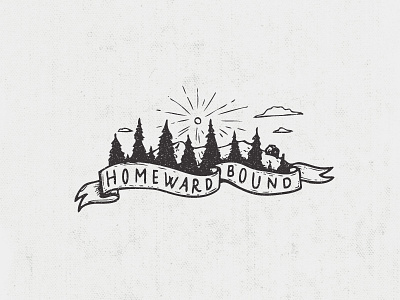 Homeward Bound branding design graphicdesign handlettering identity illustration vector vectorart