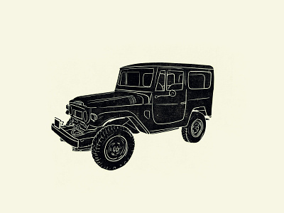 Land Cruiser design doodle doodling drawing graphicdesign illustration logo vector vectorart vintage