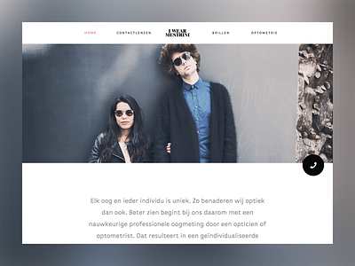 Mestrini Eyewear Website branding concept digital webdesign website